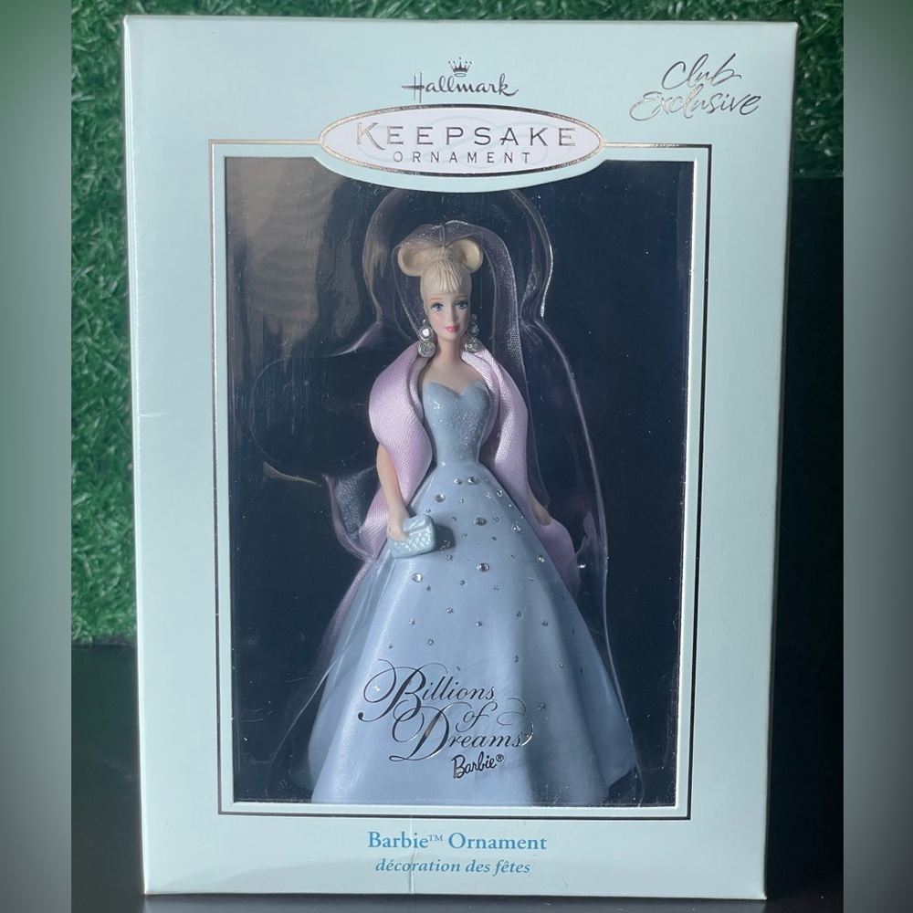 Hallmark Keepsake 2004 Barbie Billions Dreams Ornament in Silver and Pink